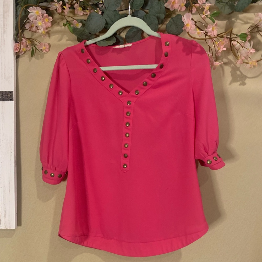41 Hawthorn Pink Blouse - Stitchfix - Size S